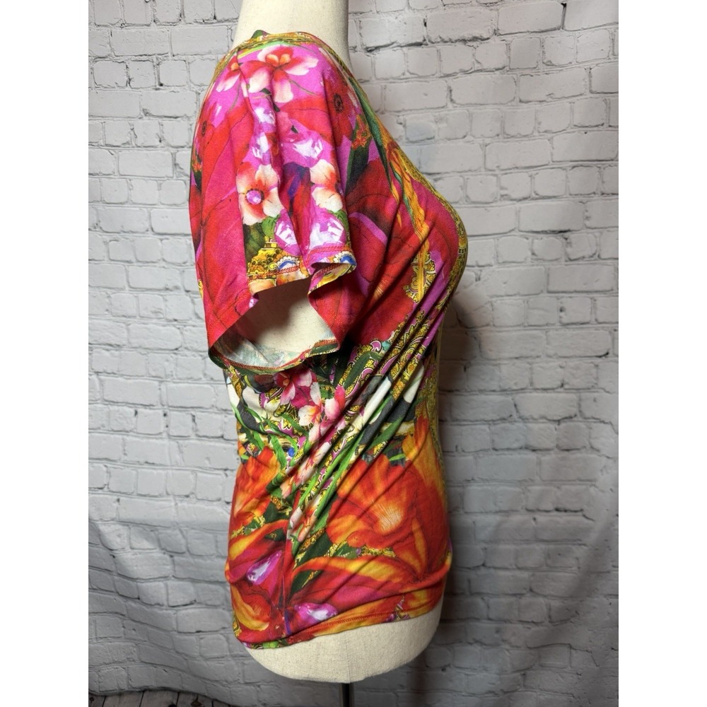 Ted Baker Macaw Tucan Colorful Form Fitting Vacation Tropical Pink 3 (L) - Picture 9 of 11